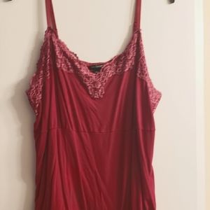 Lane Bryant Pink Cotton Camisole